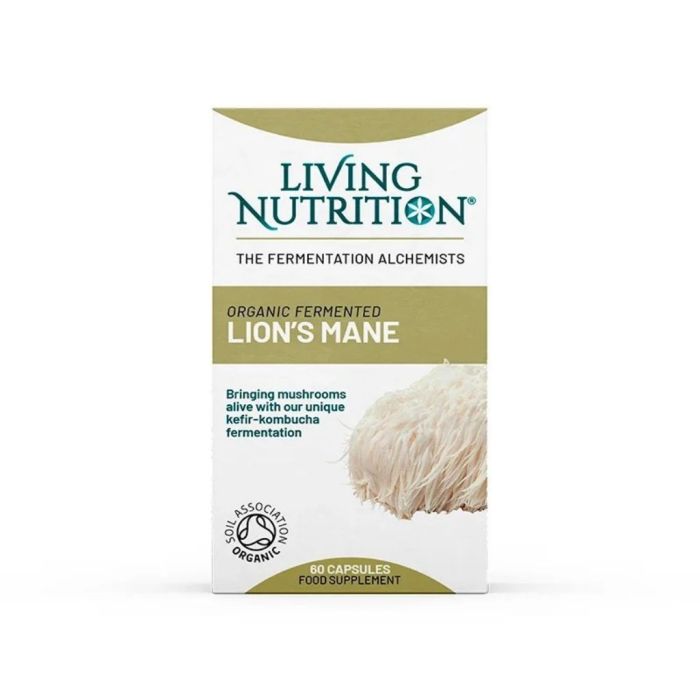 Living Nutrition Organic Fermented Lions Mane Living Nutrition Organic Fermented Lions Mane