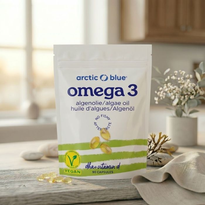 Omega-3 algenolie DHA met vitamine D3 (Arctic Blue) 90caps