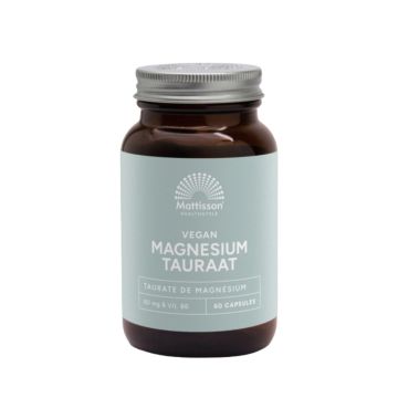 Magnesium Tauraat Vegan (Mattisson) 60caps