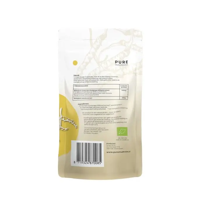 Cordyceps Extract Bio [Ophiocordyceps sinensis] (Pure Mushrooms) 60 capsules