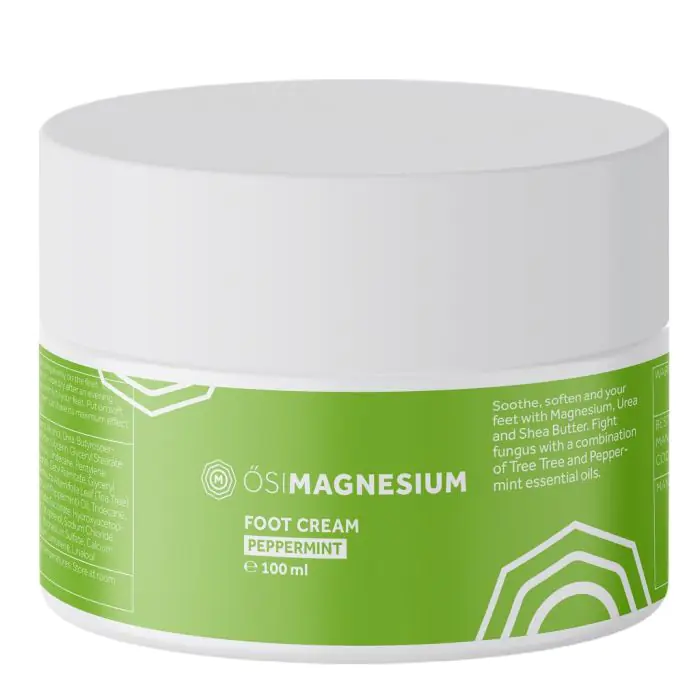 Magnesium Foot Cream Urea, Tea Tree and Pepper Mint (OsiMagnesium) 100ml Magnesium Foot Cream Urea, Tea Tree and Pepper Mint (OsiMagnesium) 100ml