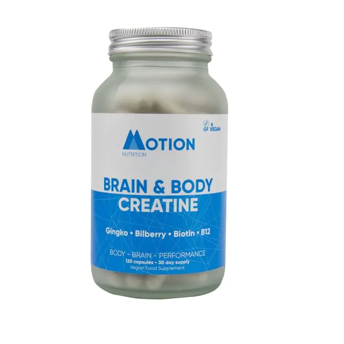 Brain & Body Creatine Capsules (Motion Nutrition) 120caps Brain & Body Creatine Capsules (Motion Nutrition) 120caps