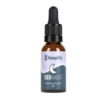 CBD Nacht | CBD + Melatonine (Hemplife) 20 ml