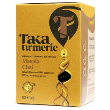 Masala Chai Kurkuma Tea Bio (Taka Turmeric) 15 zakjes