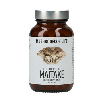 Maitake Paddenstoelen Capsules Bio (Mushrooms4Life) 60caps