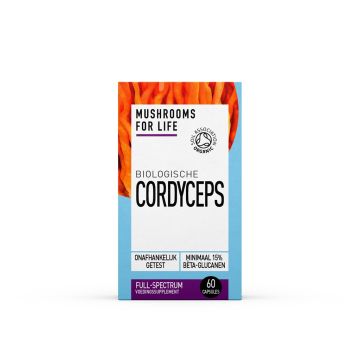 Cordyceps [Ophiocordyceps sinensis] Bio (Mushrooms For Life) 60 capsules