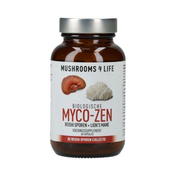 MyCo-Zen Paddenstoelen Capsules Bio (Mushrooms4Life) 60caps