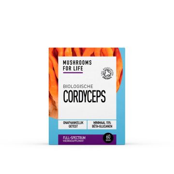 Cordyceps Paddenstoelen Poeder Bio (Mushrooms For Life) 60gr