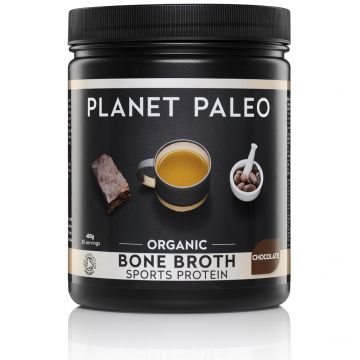 Bone Broth Sport Protein Chocolate Bio (Planet Paleo) 480gr
