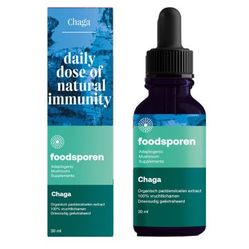 Chaga Paddenstoelen Extract (Foodsporen) 30ml