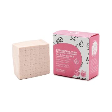 Face Wash Bar Clay, Hiprose and Mallow (Tukiki) 70gr