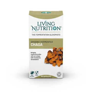 Fermented Chaga Bio (Living Nutrition) 60caps