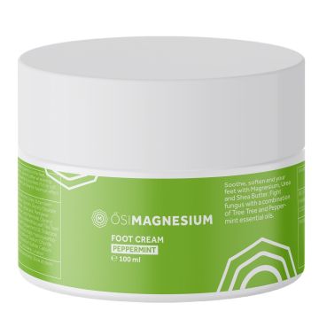 Magnesium Foot Cream Urea, Tea Tree and Pepper Mint (OsiMagnesium) 100ml