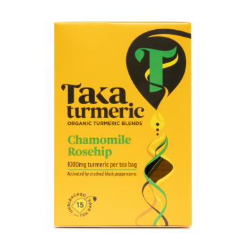 Chamomile & Rosehip Kurkuma Thee Bio 1000mg (Taka Turmeric) 15 zakjes