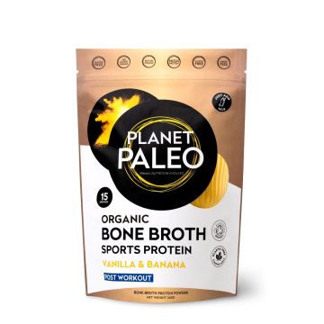 Organic Bone Broth Sports Protein Vanilla & Banana (Planet Paleo)