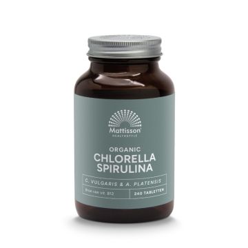Chlorella Spirulina Bio 500 mg (Mattisson) 240 tablet