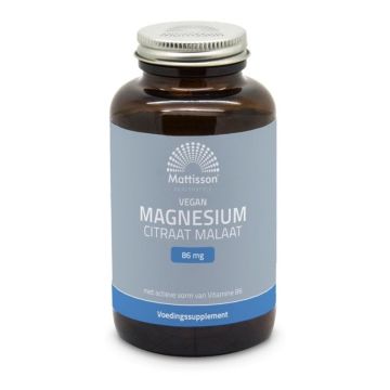 Magnesium Citraat Malaat (Mattisson) 120caps