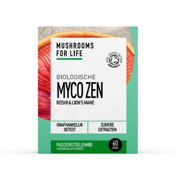 Myco Zen Paddenstoelen Poeder Bio (Mushrooms For Life) 60gr