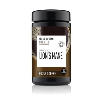 Lion’s Mane Focus Paddenstoelen Koffie Bio (Mushrooms For Life) 75gr