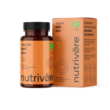 Organic Beef Liver (NUTRIVORE) 180caps