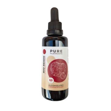 Reishi Paddenstoelen Extract Alcoholvrij Bio (Pure Mushrooms) 60ml