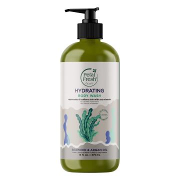 Hydrating Bath & Shower Gel Seaweed & Argan Oil (Petal Fresh) 475 ml