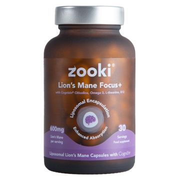 Lion’s Mane Focus+ Liposomal (Zooki) 60caps
