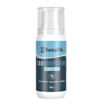 CBD + Magnesium Bodycrème Cooling 100mg (Hemplife) 100ml