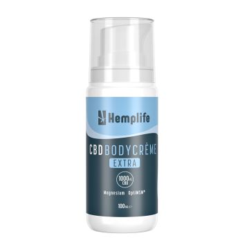 CBD + Magnesium Bodycrème Extra 1000mg (Hemplife) 100ml