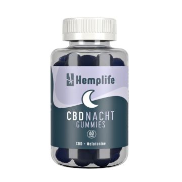 CBD Nacht Gummies 15mg (Hemplife) 60st