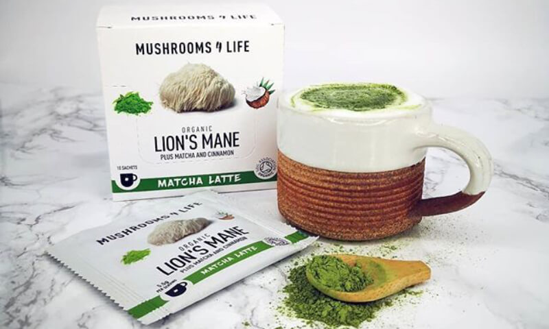 Mushroomlatte Lion's Mane Matcha