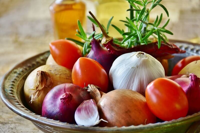 koken met knoflook