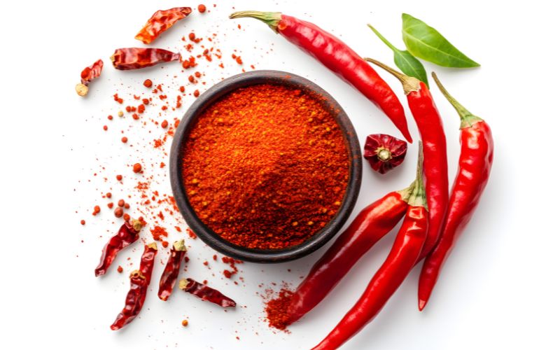 Vers, gedroogd en poeder